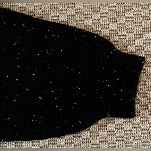 Zara Black Speckled Crew Neck Sweater - Picture 6 of 8